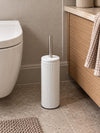 Toilettenbürste geriffelt - Weiß