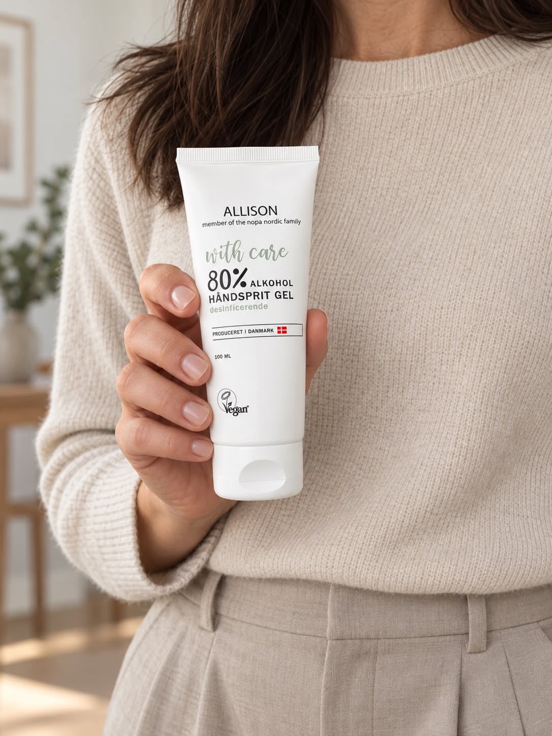 Handdesinfektionsgel 80 % - 100 ml - Vegan
