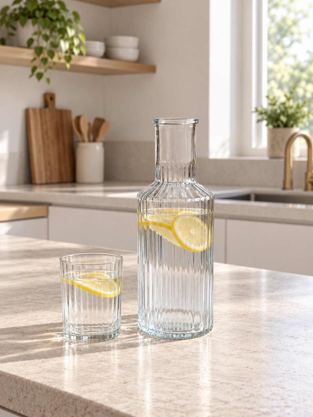 Karaffe 800 ml – Klares Glas