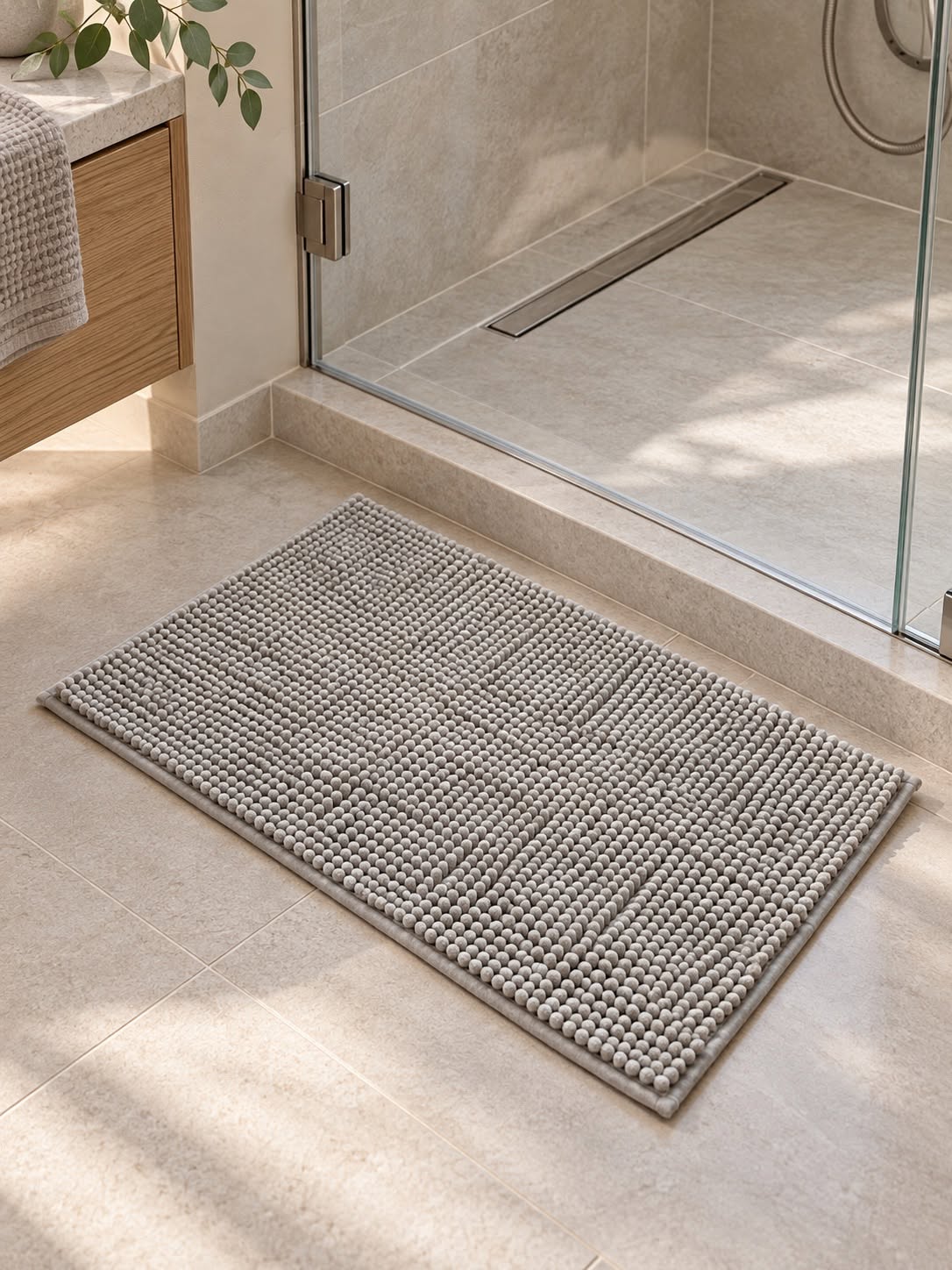 Badezimmerset Taupe