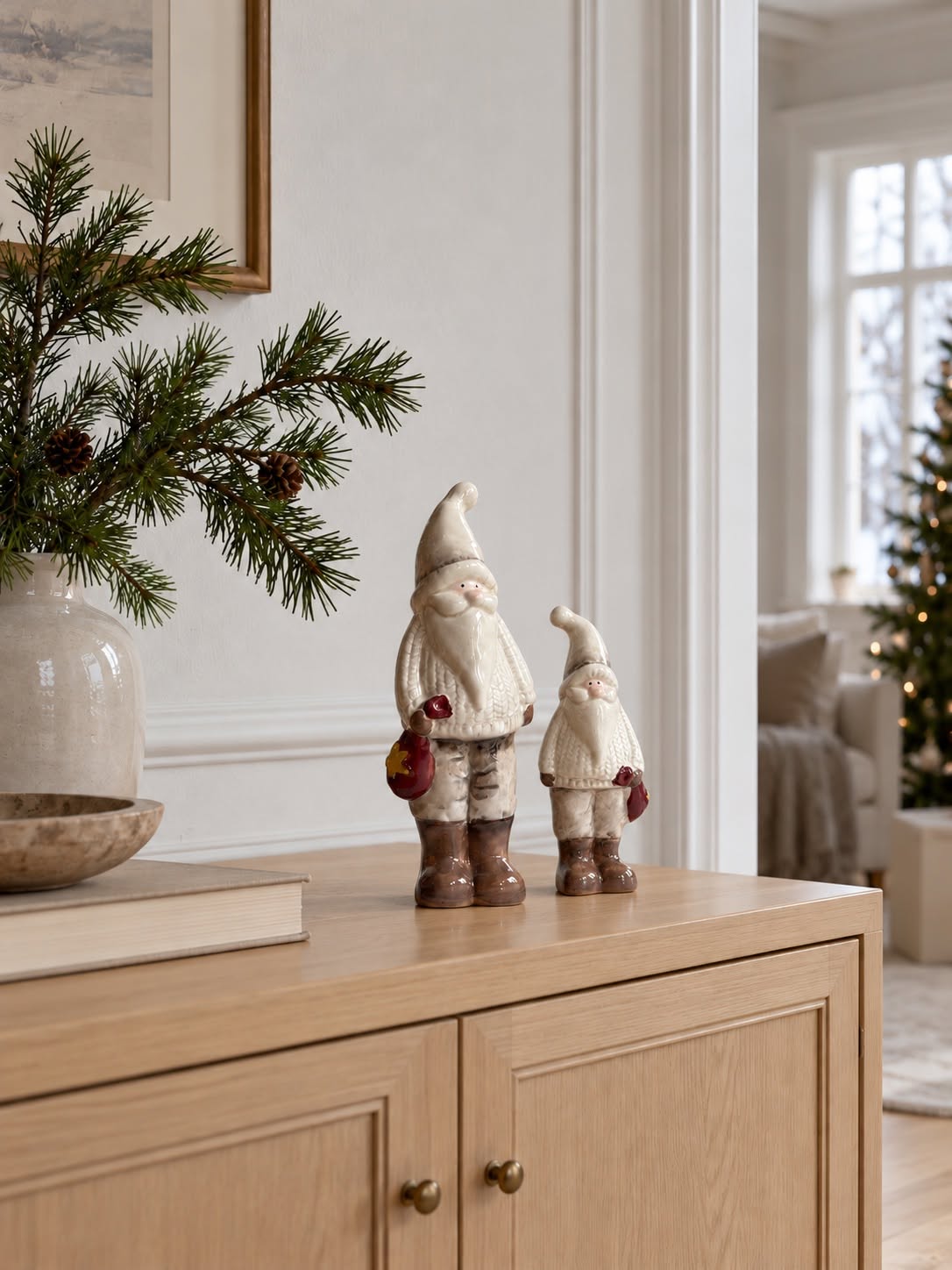 Weihnachtsmann Keramik - Klein