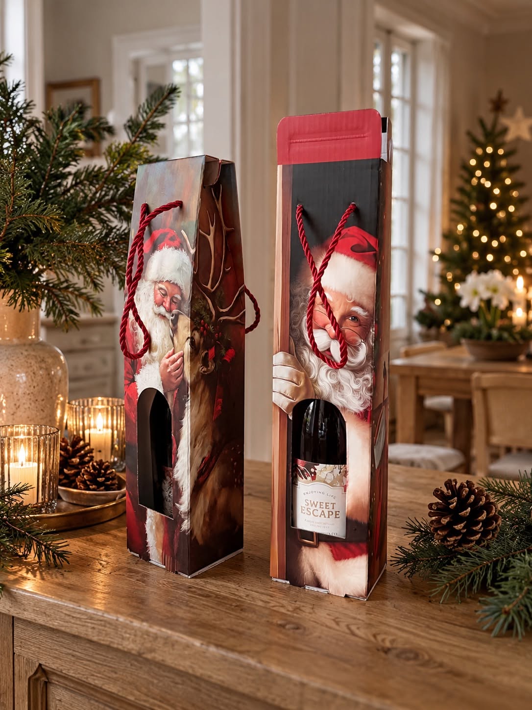 Geschenkschachtel für Flaschen - MIX