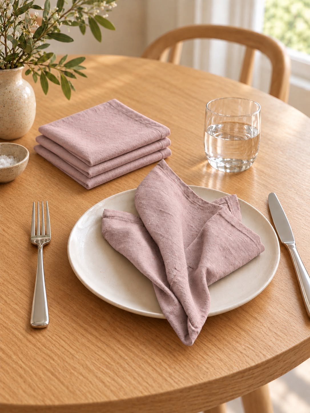 Servietten 4 Stk. - Rosa
