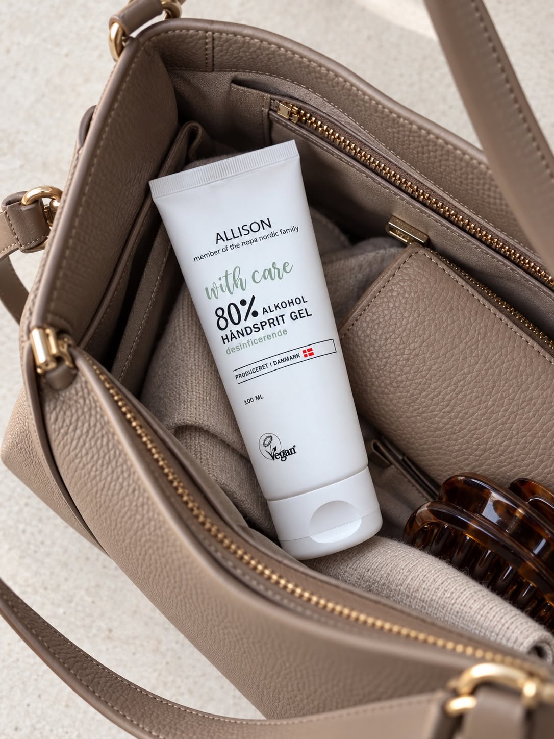 Handdesinfektionsgel 80 % - 100 ml - Vegan