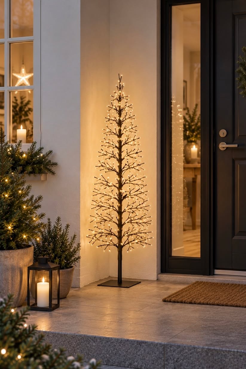 A-förmiger Baum mit LED-Licht 120 cm