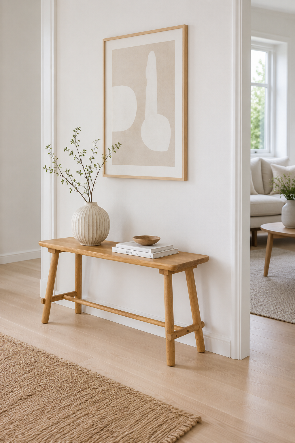 Bank Oak nature 90 cm