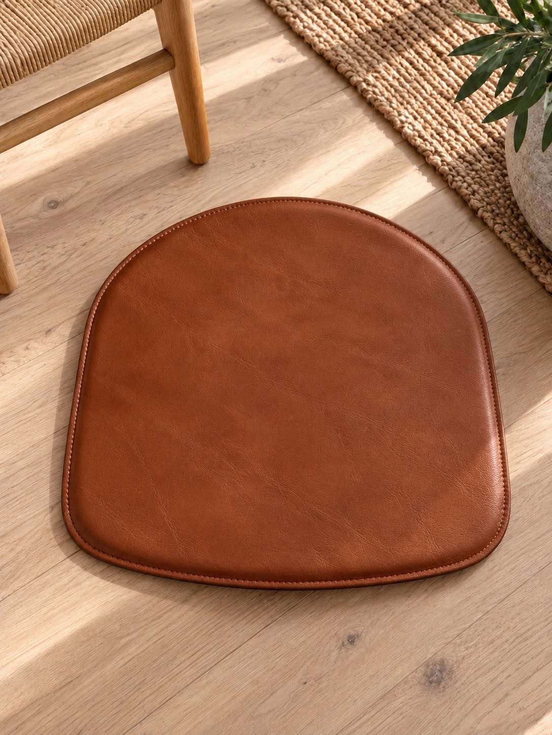 Sitzkissen FDB J46 - Büffel Cognac