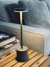 LED Tischlampe KELLY Taupe - wiederaufladbar