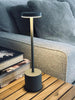 LED Tischlampe KELLY Taupe - wiederaufladbar