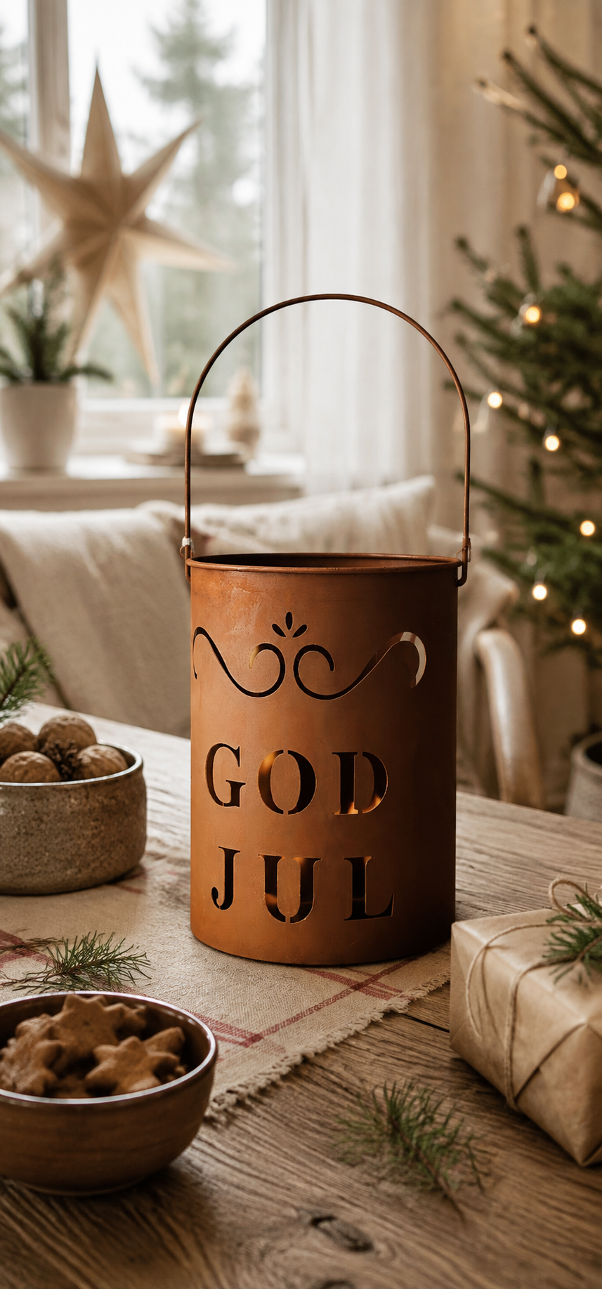 Laterne GOD JUL
