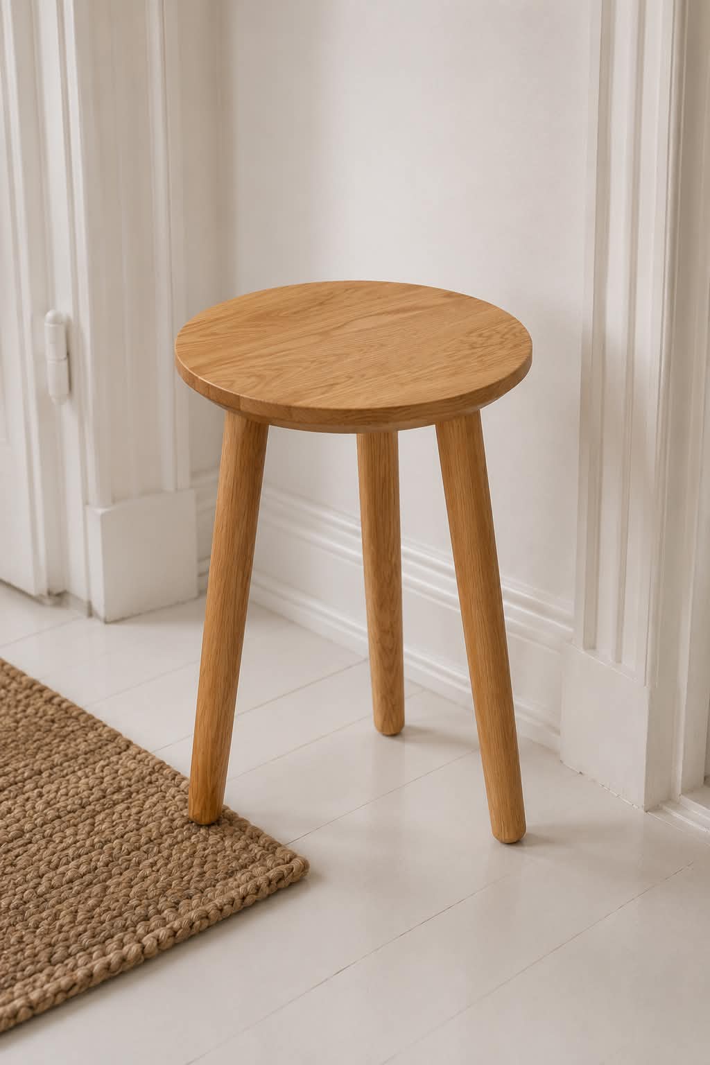 Hocker mit 3 Beinen - Eiche