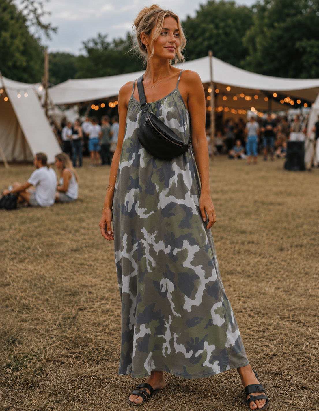 Kleid Minna Camouflage