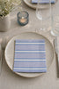 Servietten blue strip - 20 Stk