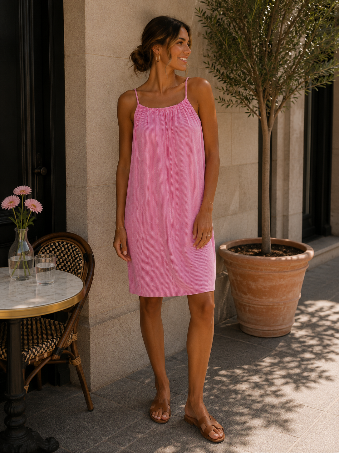 Kleid Carmen – Fuchsia