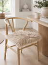Sitzfell aus Lammfell 40x40 - Linen