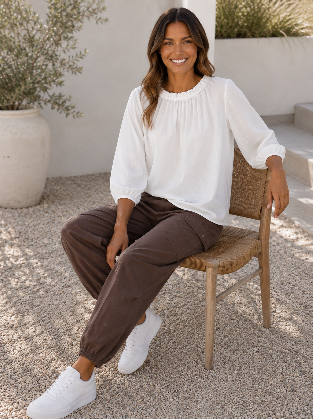 Bluse Juniper Off-White