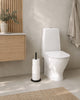 Toilettenrollenhalter - schwarzes Metall