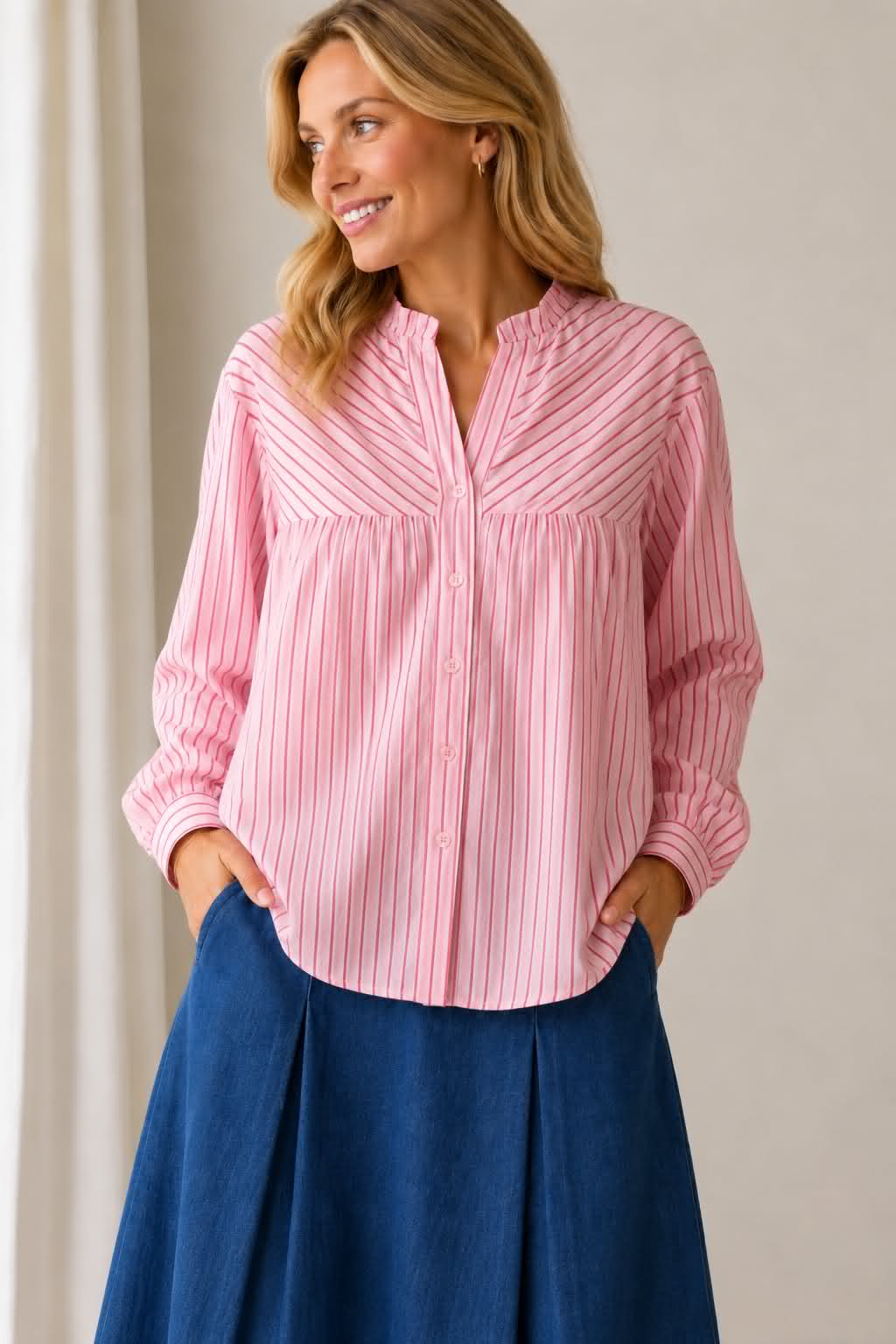 Bluse Kalina - Rosa