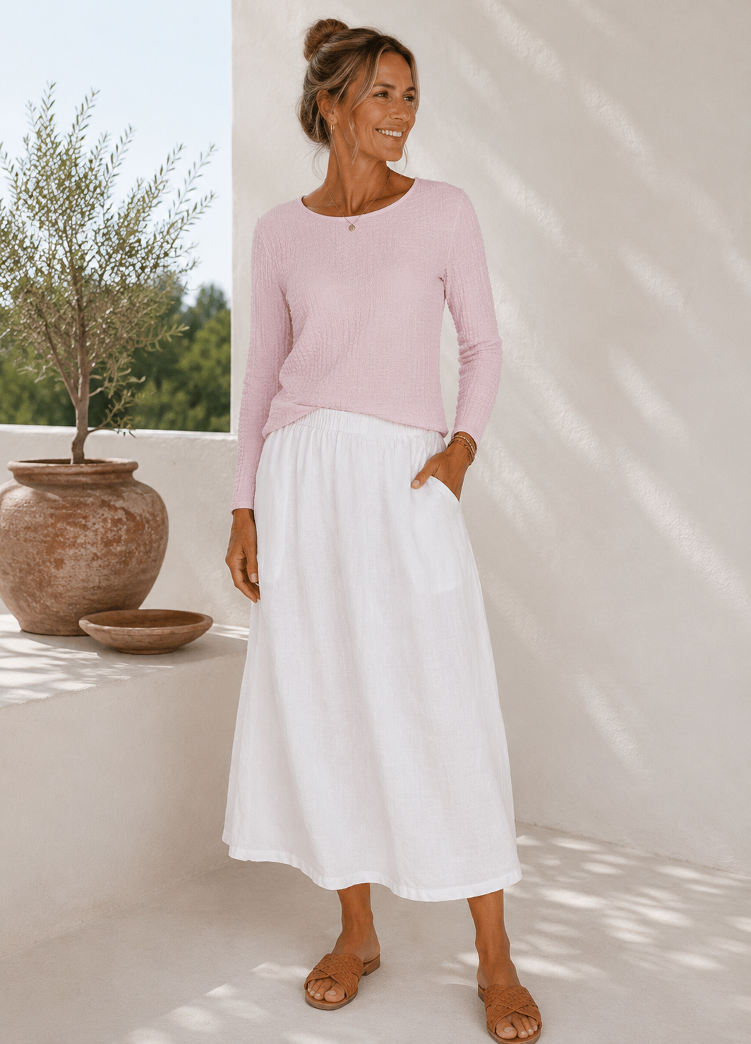 Bluse Vionne baby rose