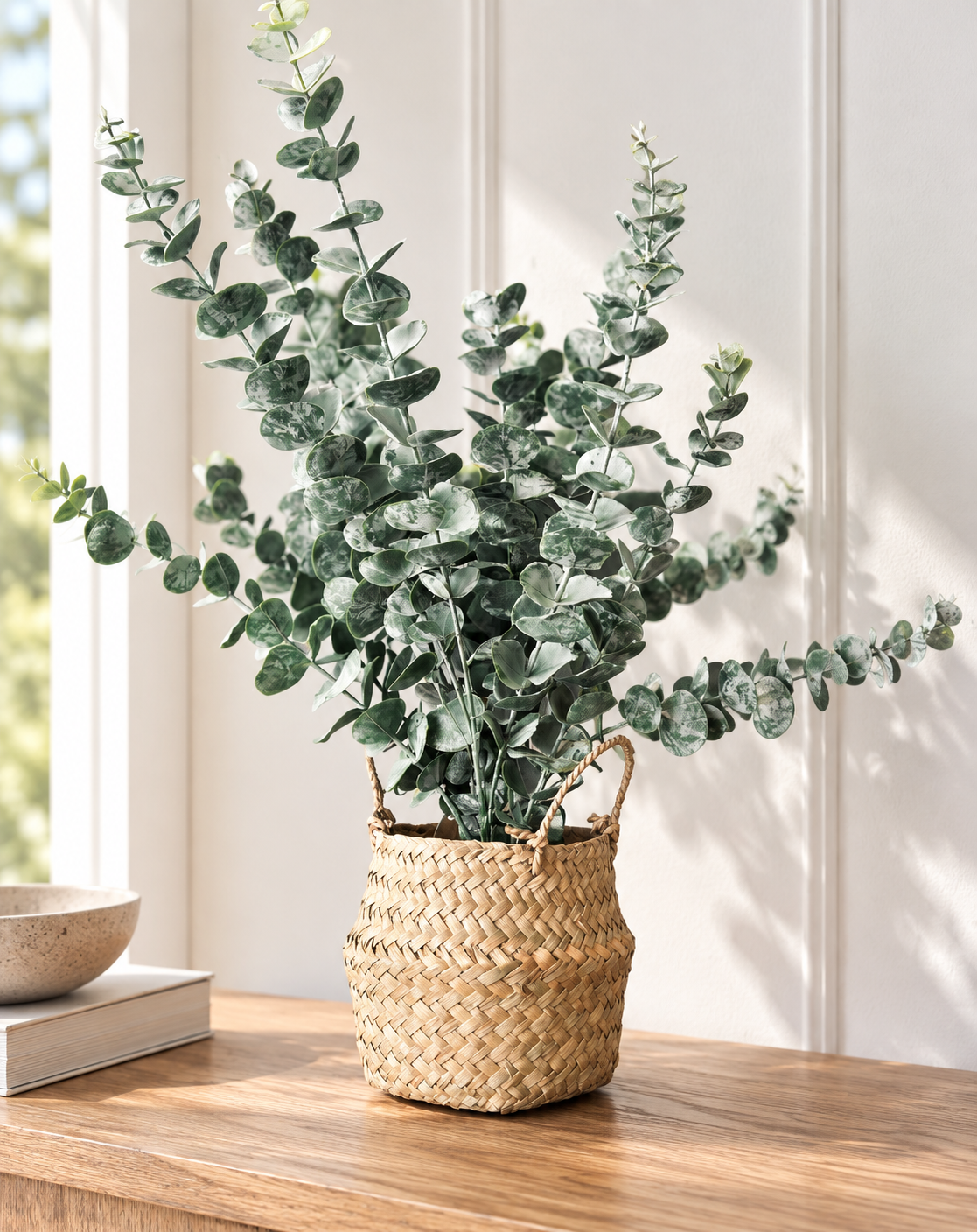 Eukalyptus mit Korb