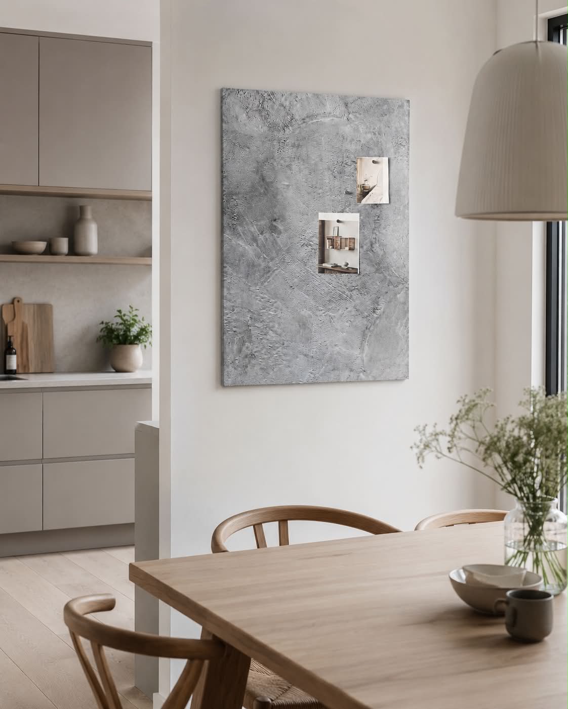 Magnettafel 60x90 - Beton-Look