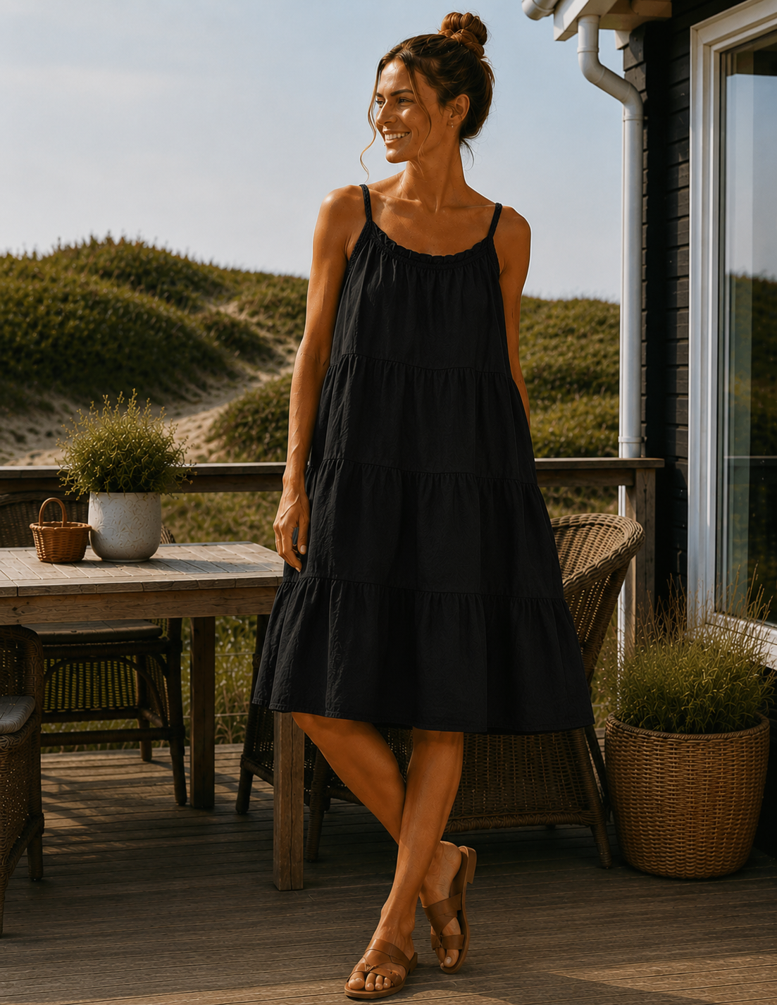 Sommerkleid Velina black