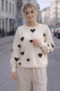 Strick Clover Knit - Beige