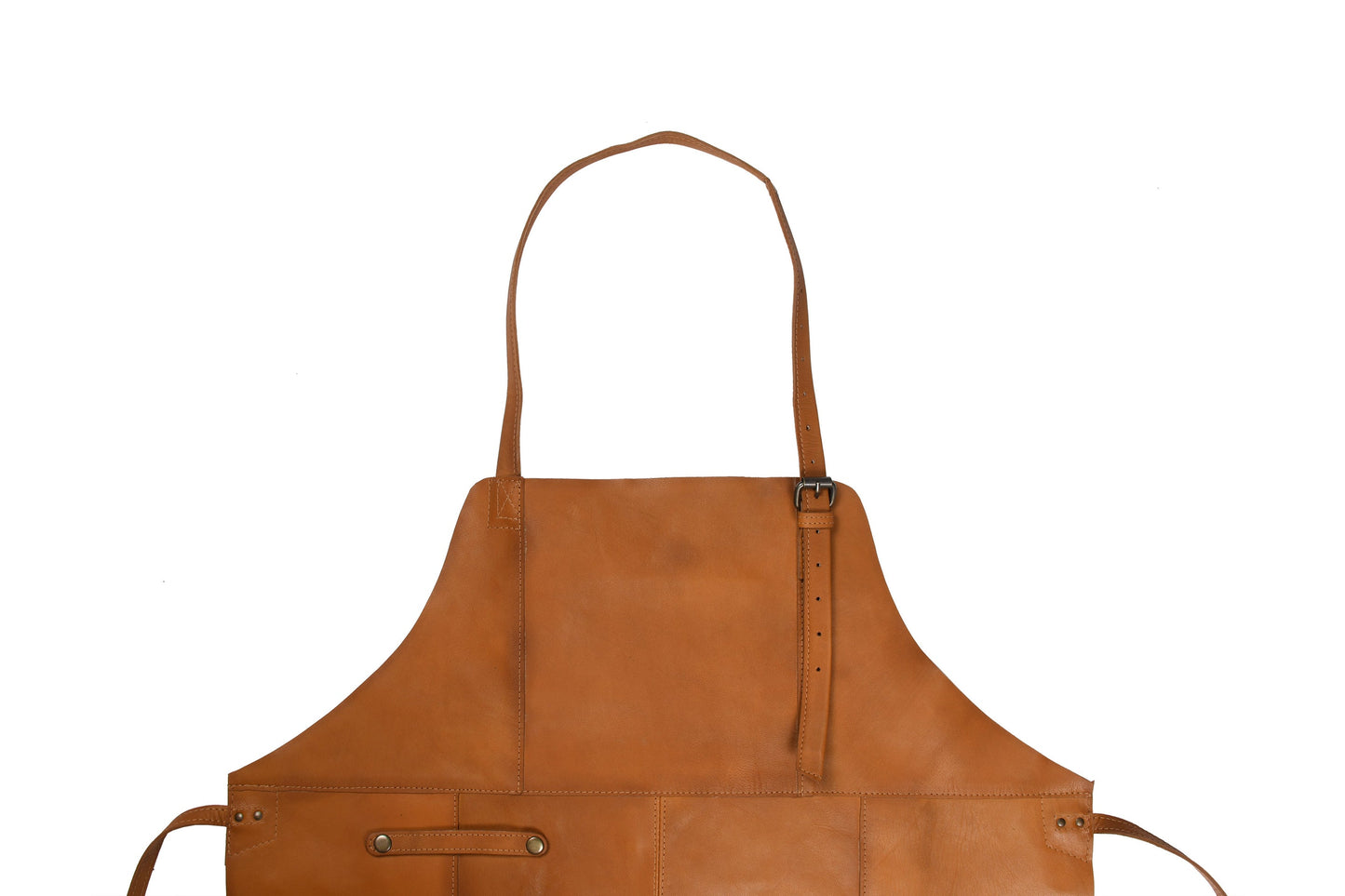 Lederschürze Faust – Cognac