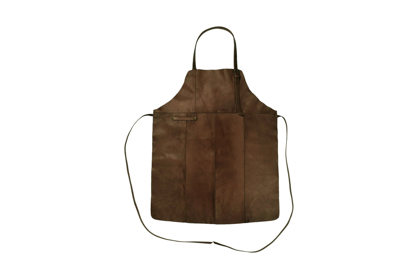 Leder-Schürze Faust – Dunkelbraun
