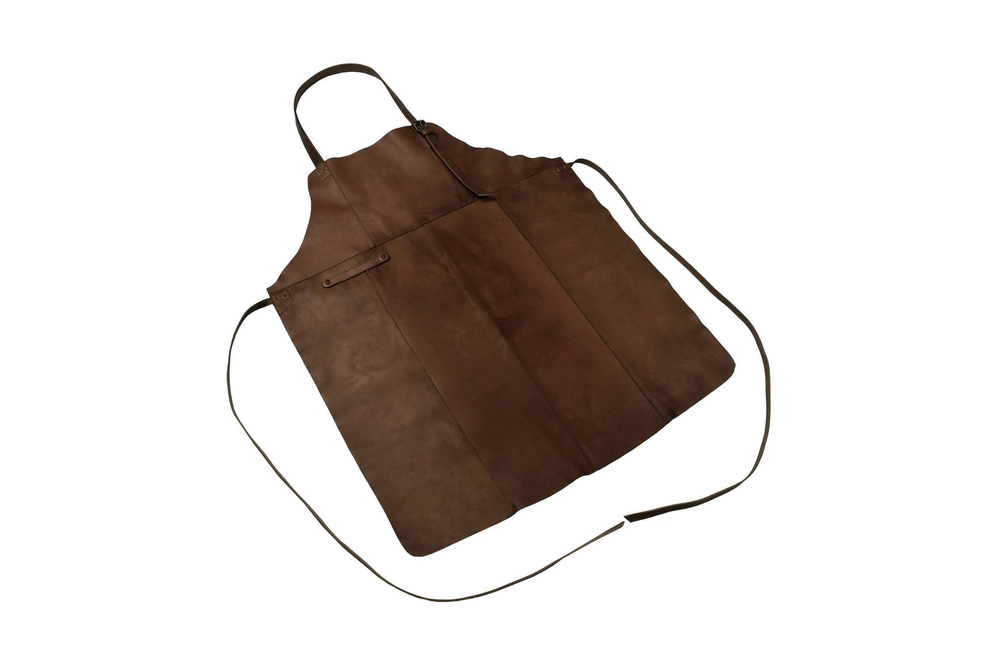 Leder-Schürze Faust – Dunkelbraun
