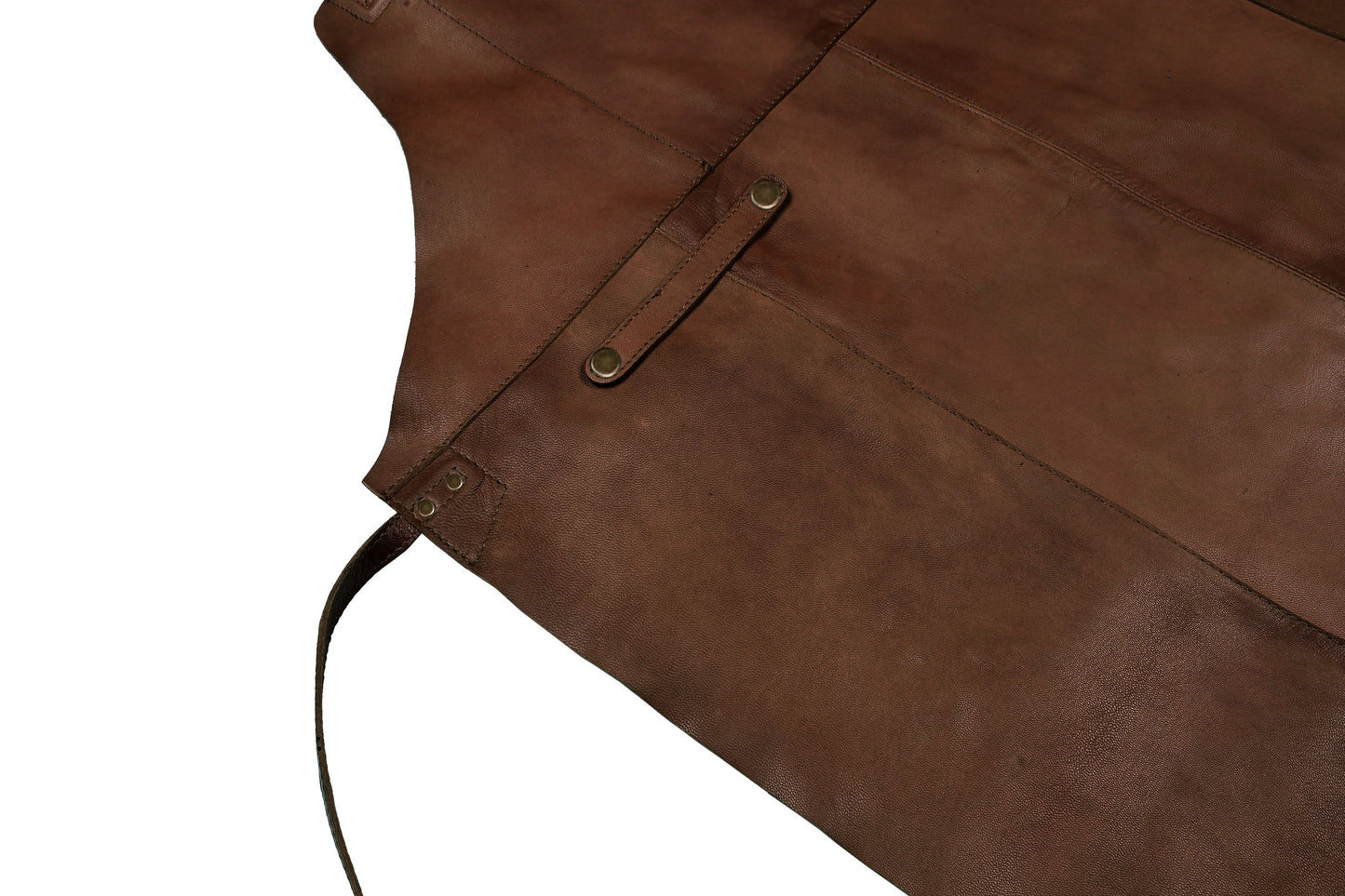 Leder-Schürze Faust – Dunkelbraun