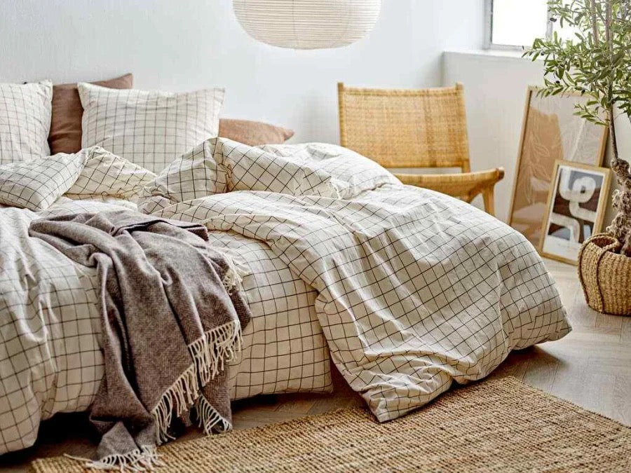 Bettwäsche Offwhite 140x200 - 63x60