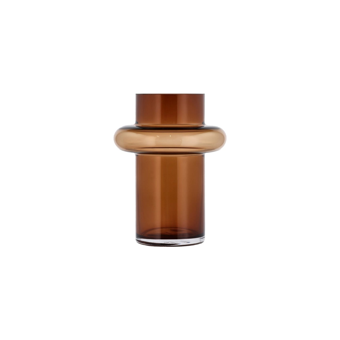 Vase aus mundgeblasenem Glas - Lyngby Amber
