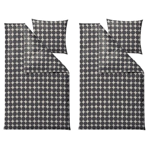 Bettwäsche, 4er Set - Södahl Kombipack - 2x Bubbles Ash & 2x Zen Taupe