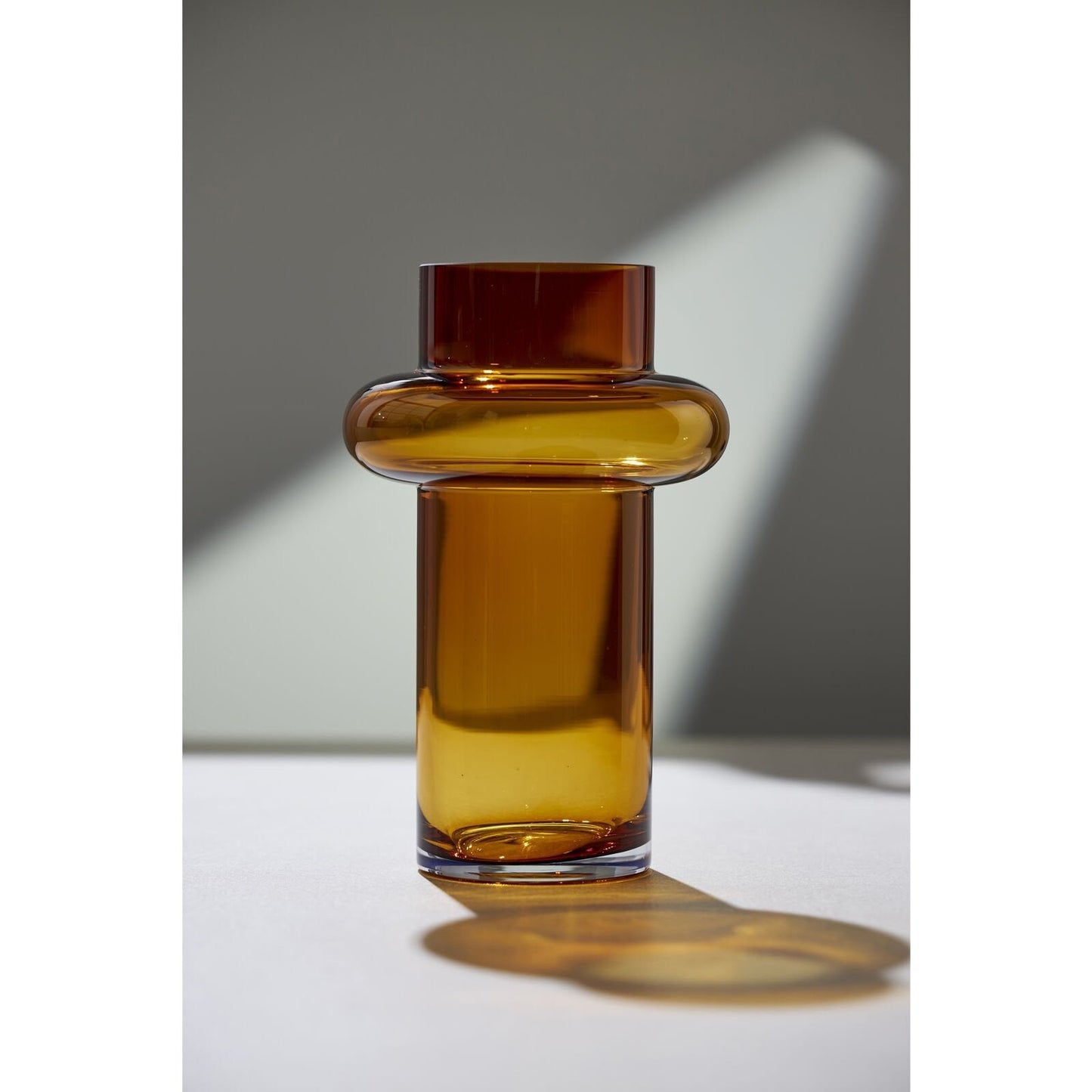 Vase aus mundgeblasenem Glas - Lyngby Amber