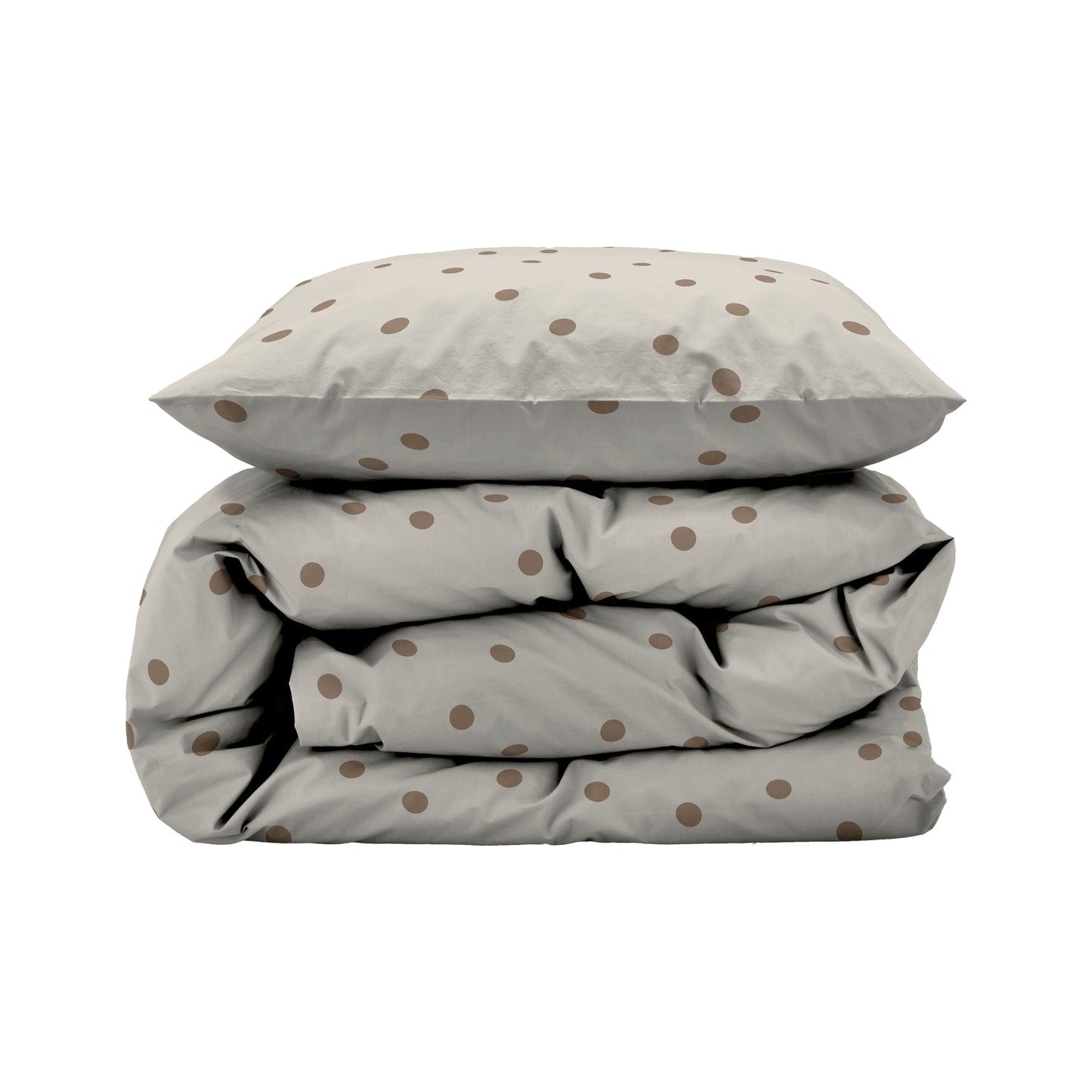 Bettwäsche-Set Solaris warmes Taupe, 140x200 - 63x60