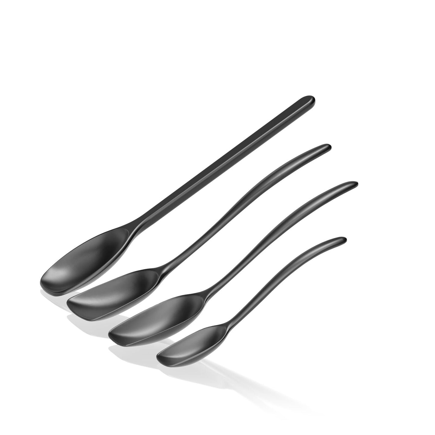 Kochlöffel-Set - Dänischer Designklassiker - 4-teilig - Carbon-Schwarz