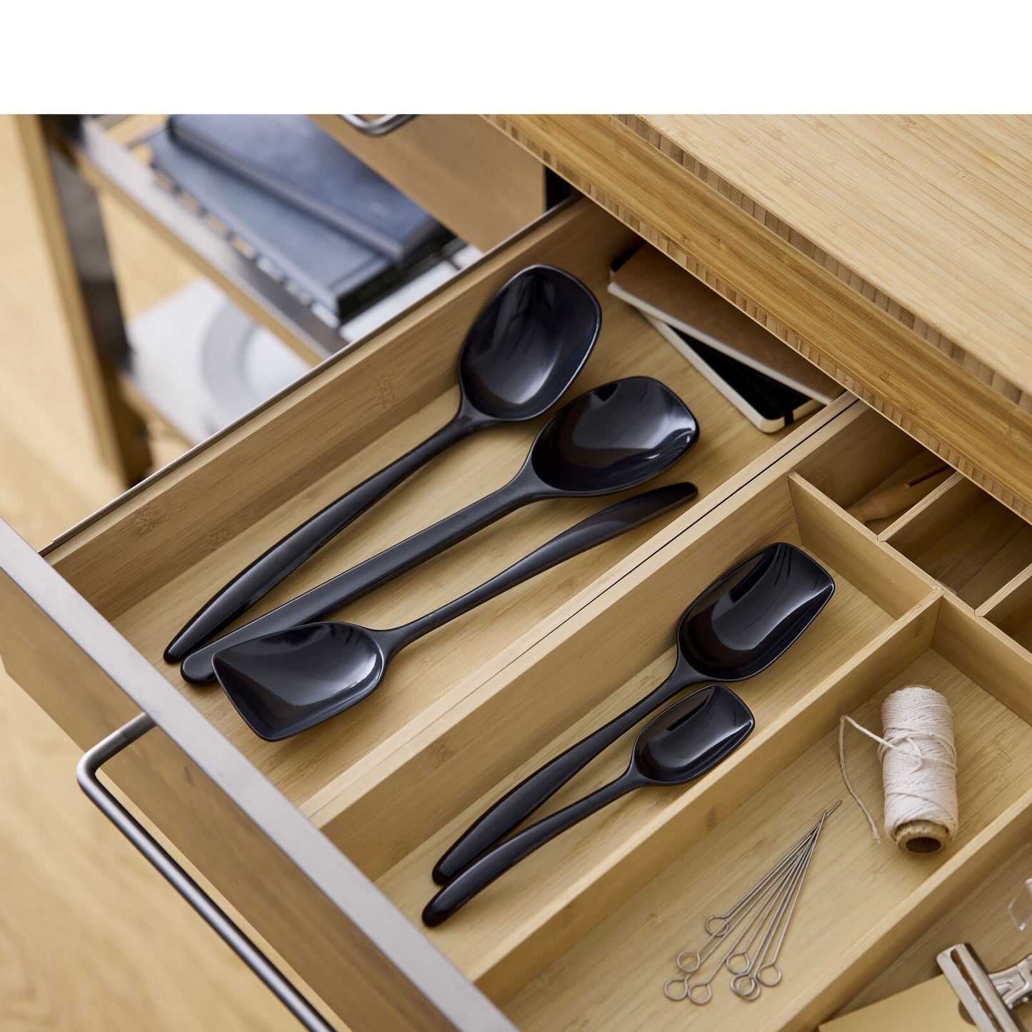 Servierlöffel - Dänischer Designklassiker - Schwarz