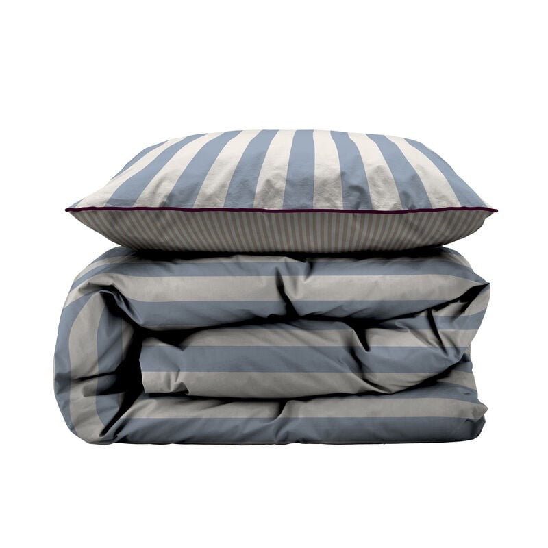 Bettwäsche, 2 Sets - Södahl - 140x220 cm - Parallel Linen Blue