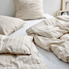 Bettwäsche-Set, beige, 140x200 - 63x60