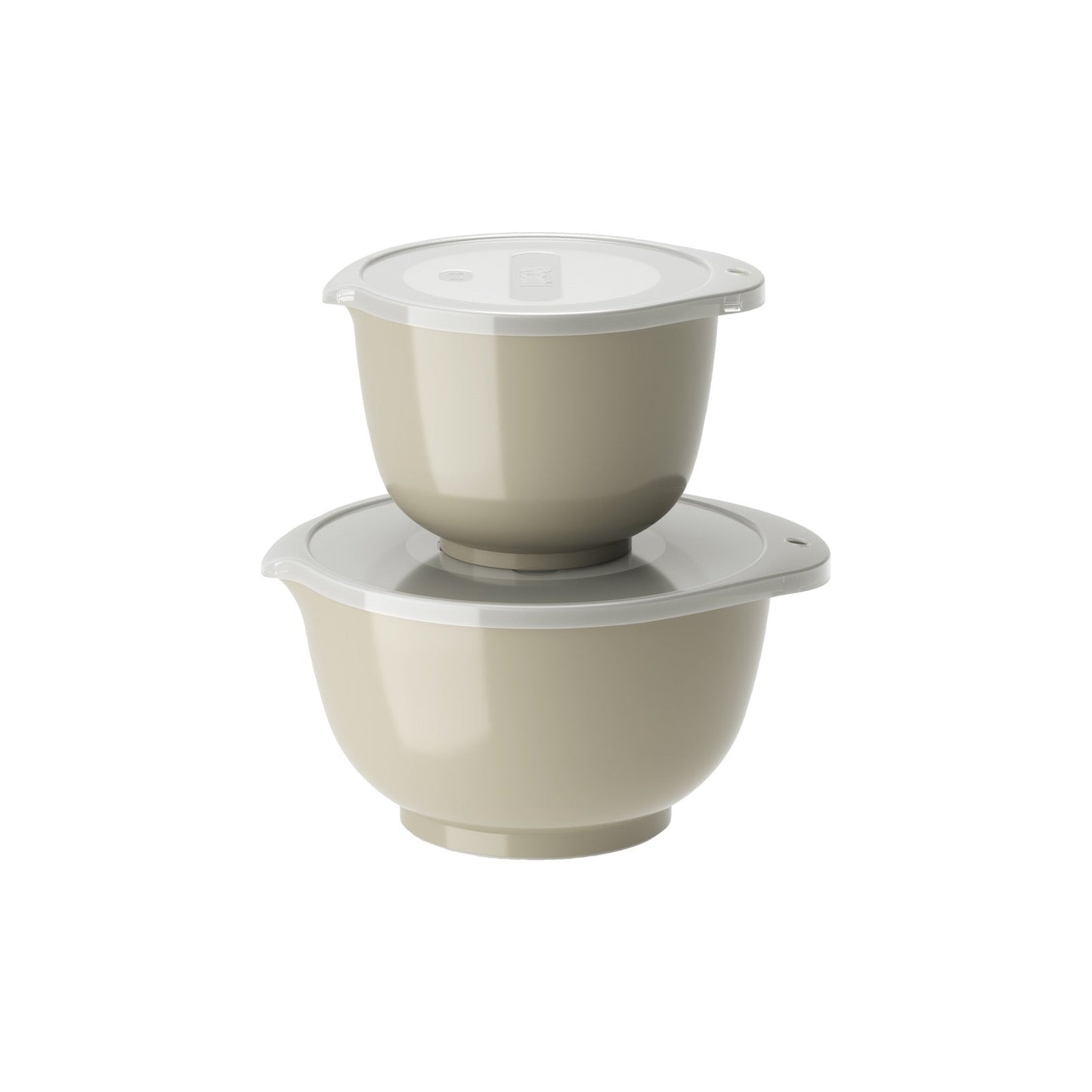 Schüsselset - mit Deckel - 4-teilig - Humus