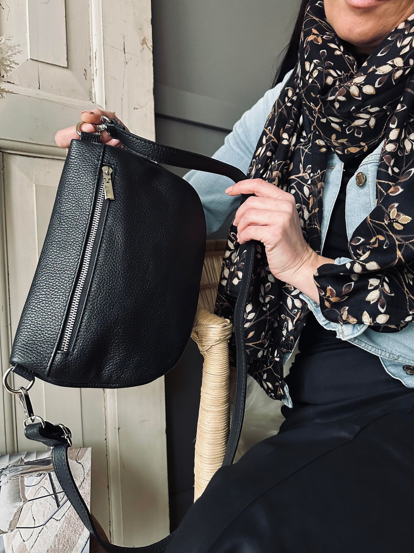 Bauchtasche Leona - Small Schwarz