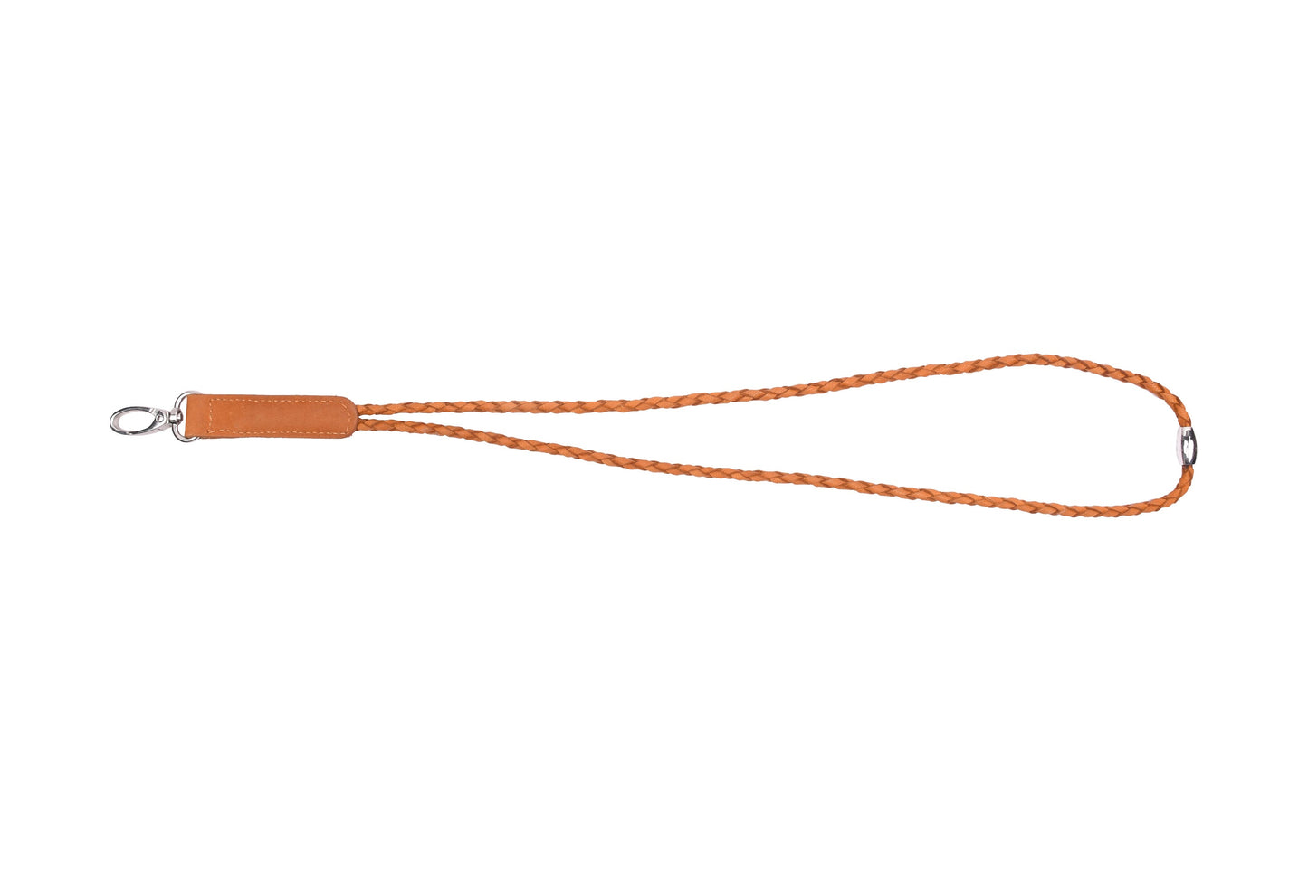 Keyhanger geflochten - Cognac