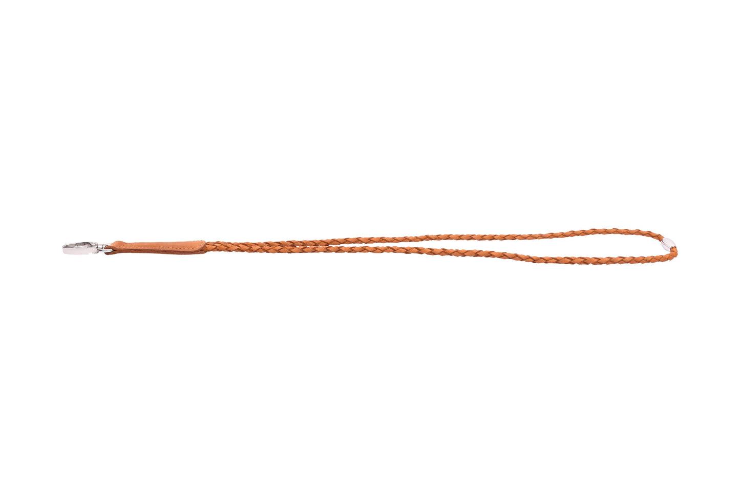 Keyhanger geflochten - Cognac