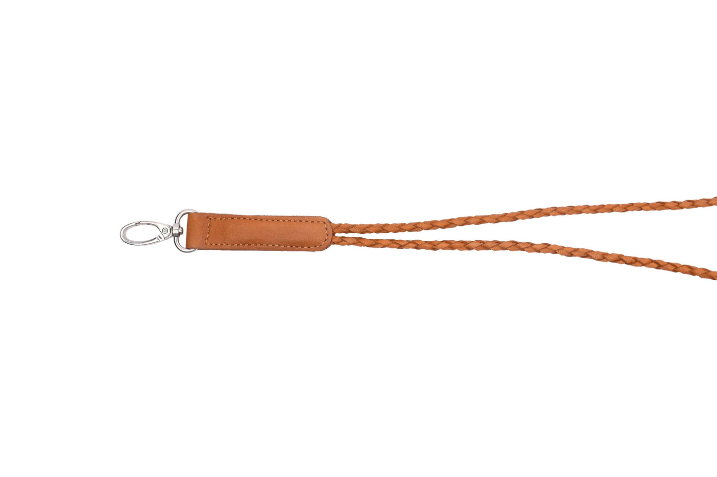 Keyhanger geflochten - Cognac