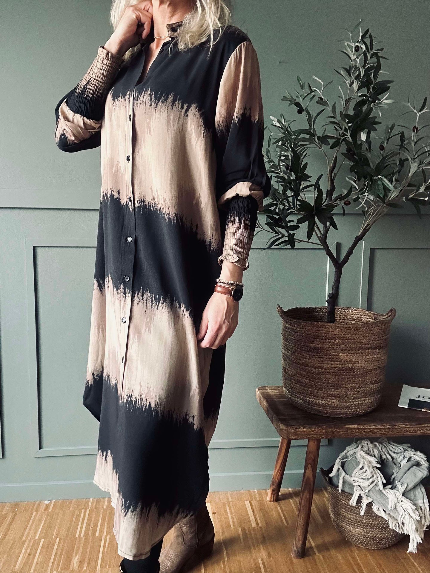 Kleid Merle Dark Camel