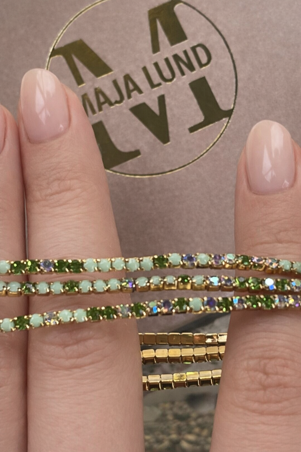 Armband Elare Set/3 - Pistazie