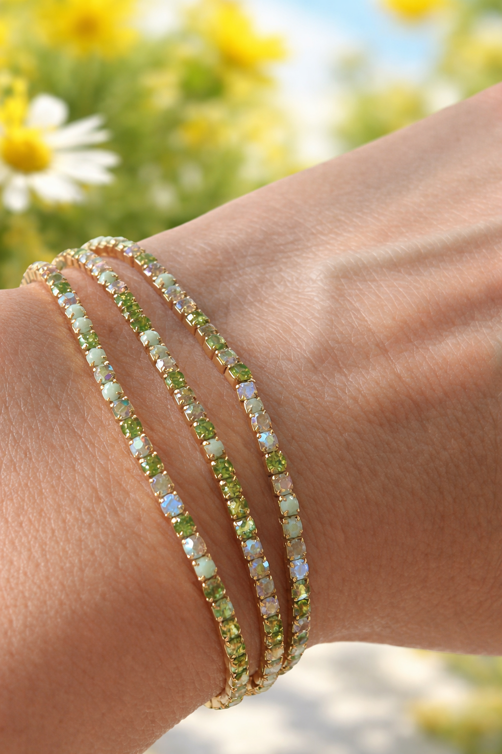 Armband Elare Set/3 - Pistazie