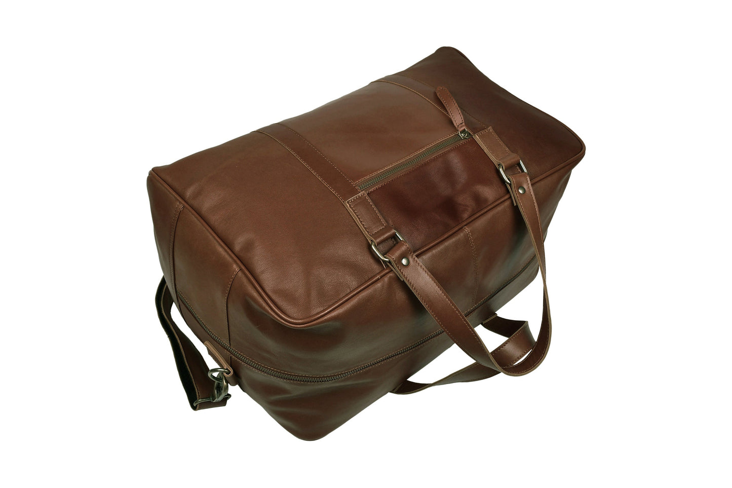 Weekender-Tasche Faust - Dark cognac
