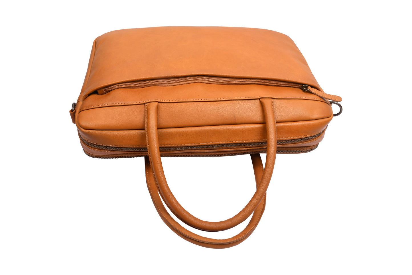 Laptoptasche Faust doppelt - Cognac